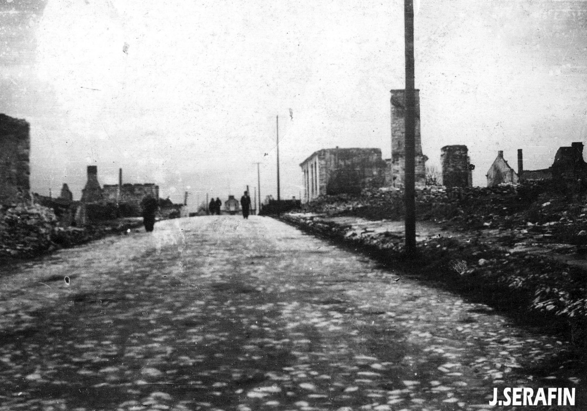 Biłgoraj po kampanii wrześniowej we wrześniu 1939. Fot. Jerzego Serafina z Archiwum GOK w Biłgoraju